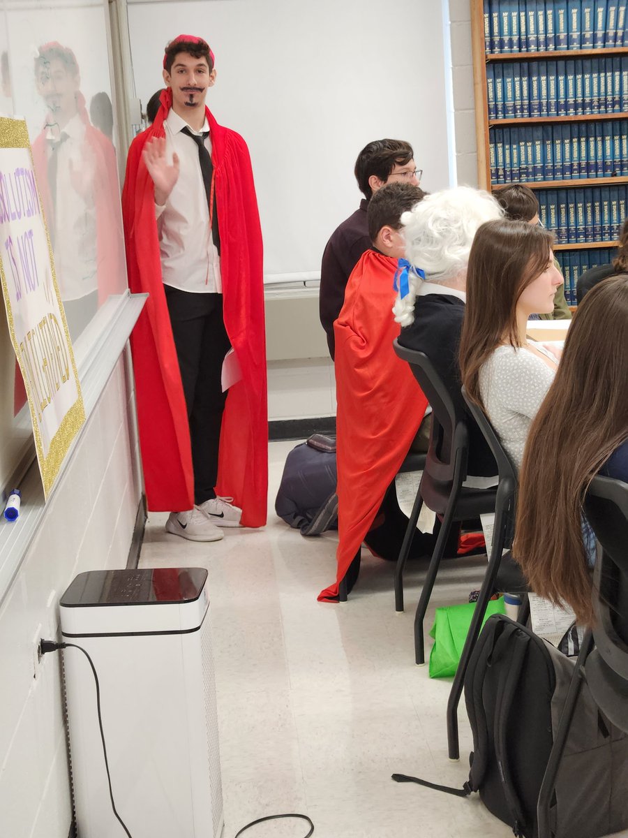 (Part 1) Mr. Turner's AP European History students came to the library to research absolute monarchs and enlightened thinkers....