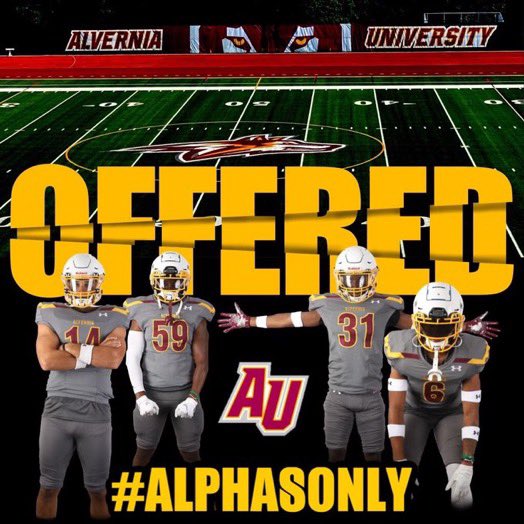 Patrick Bryan (@patrickbryan36) on Twitter photo After speaking with <a href="/MisterLilly/">Patrick Lilly</a> I am blessed to receive my fifth offer from Alvernia University!!
<a href="/ChampeKnightsFB/">Champe Football</a> <a href="/QBC_Nashville/">QB Country Nashville</a>
<a href="/GMTMSports/">GMTM Sports</a> <a href="/247recruiting/">247Sports Recruiting</a> <a href="/VaPrepsRivals/">Virginia Preps</a> <a href="/DCTouchdownClub/">DC Touchdown Club</a> <a href="/WashPostHS/">WashPost HS Sports</a> <a href="/LoCoSports/">LoCoSports</a> @Mansell247 <a href="/On3Recruits/">On3 Recruits</a> <a href="/LeeMCarter3/">Lee M Carter</a> After speaking with <a href="/MisterLilly/">Patrick Lilly</a> I am blessed to receive my fifth offer from Alvernia University!!
<a href="/ChampeKnightsFB/">Champe Football</a> <a href="/QBC_Nashville/">QB Country Nashville</a>
<a href="/GMTMSports/">GMTM Sports</a> <a href="/247recruiting/">247Sports Recruiting</a> <a href="/VaPrepsRivals/">Virginia Preps</a> <a href="/DCTouchdownClub/">DC Touchdown Club</a> <a href="/WashPostHS/">WashPost HS Sports</a> <a href="/LoCoSports/">LoCoSports</a> @Mansell247 <a href="/On3Recruits/">On3 Recruits</a> <a href="/LeeMCarter3/">Lee M Carter</a>