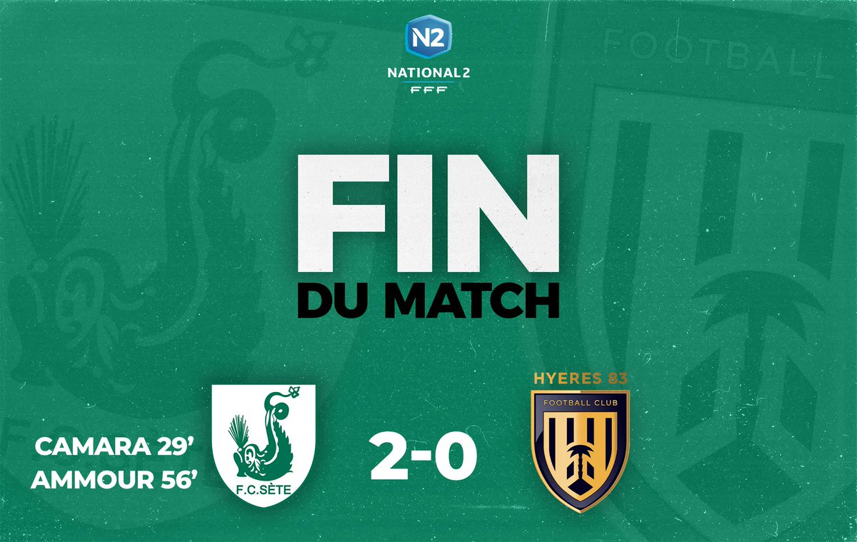 90' ⏱️ TER-MI-NÉ !!!
Première victoire de la saison à domicile, bravo les gars 🤩 #National2