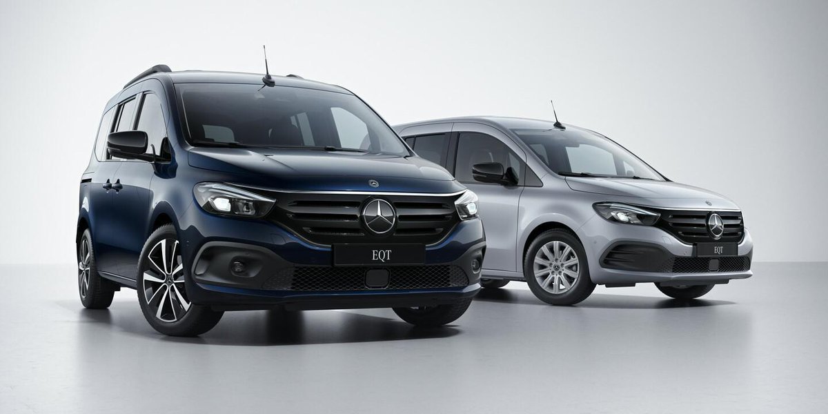 Mercedes heeft de elektrische versie van de T-Klasse gepresenteerd, de EQT, die ook beschikbaar als microcamper voor twee personen... op meer dan één manier. autogids.be/autonieuws/nie…