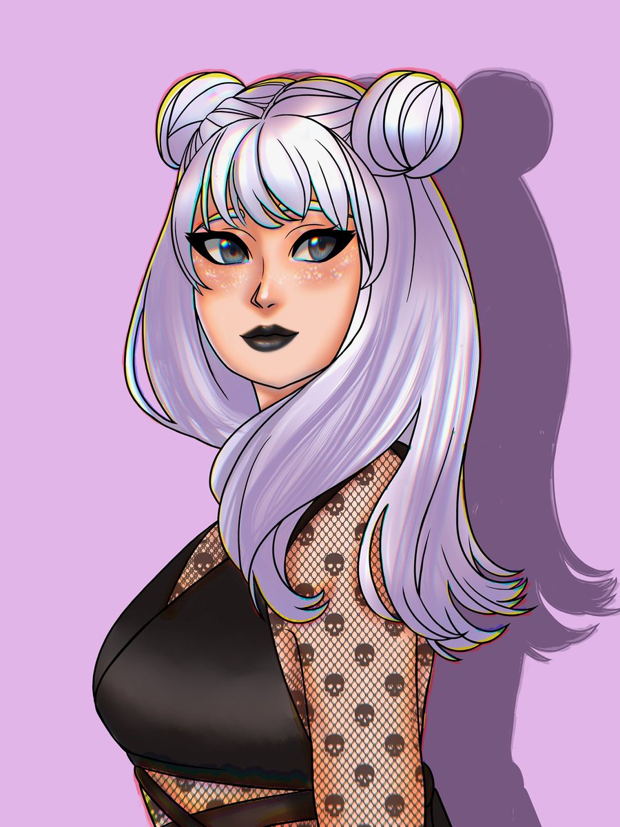 nonasart's tweet photo. @braumsart I love drawing pretty ladies 💕 https://t.co/PARv2BrPPi