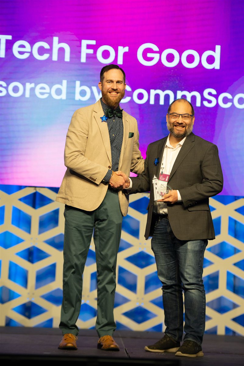 Congrats to our sponsor <a href="/crosscomm/">CrossComm</a> winner of the Tech for Good award at <a href="/ncta/">NC TECH Association</a> #techawards #TechForGood #crosscomm #NCtechawards #NCTA #tech