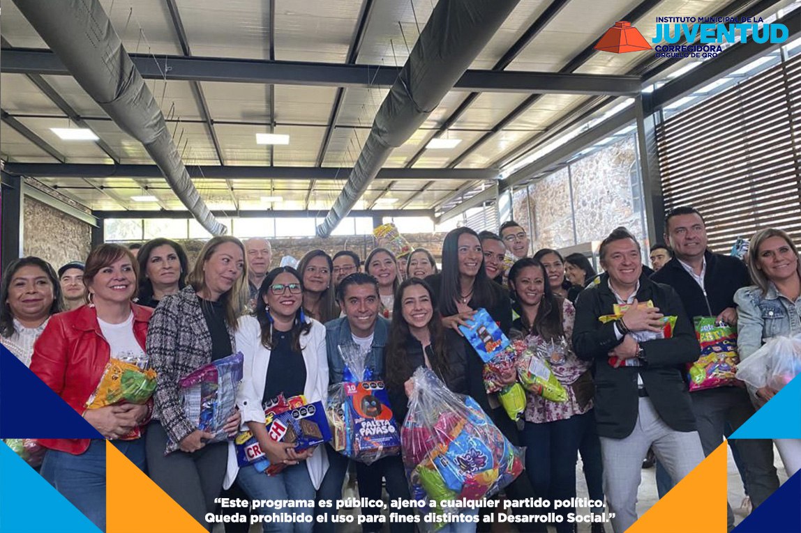imjcorregidora's tweet photo. Agradecemos a quienes que se sumaron a esta colecta, con la cual podremos compartir sonrisas con niñas y niños.☺️
Si quieres apoyar puedes traer tu donativo a las instalaciones del Instituto, de aquí hasta el 9 de diciembre de 9 am a 4 pm.
#JóvenesSumando
#CorregidoraOrgulloDeQro https://t.co/8A0mgqP1RC