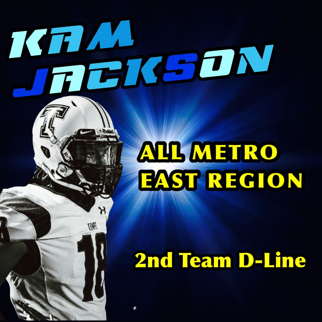 Tempe High School Football (@tempefootball) on Twitter photo We want to congratulate #Junior <a href="/Kamron18Jackson/">Kamron Jackson</a> on his METRO EAST #AllRegionselection.
⭐️2nd Team Defensive Line.
<a href="/TempeHigh_TUHSD/">Tempe High School</a> We want to congratulate #Junior <a href="/Kamron18Jackson/">Kamron Jackson</a> on his METRO EAST #AllRegionselection.
⭐️2nd Team Defensive Line.
<a href="/TempeHigh_TUHSD/">Tempe High School</a>
