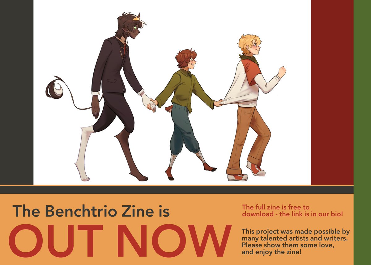 benchtriozine's tweet photo. The Benchtrio Zine is OUT NOW! The link to download is in our bio!

We hope you enjoy the zine!🌻

https://t.co/kEio7IbFEH https://t.co/2Lc5OrnAbG