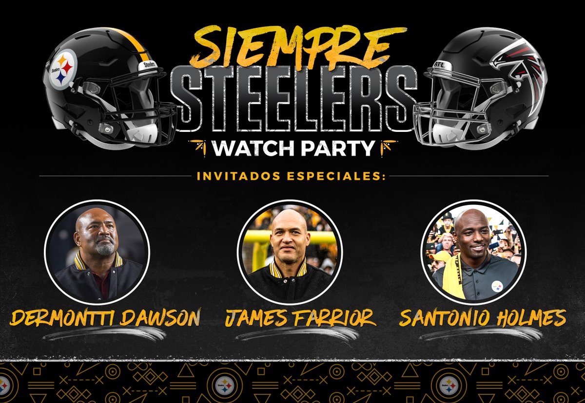 LosSteelers's tweet photo. 🚨GIVEAWAY🚨

¿Quieres acompáñarnos en nuestro Watch Party en la ciudad de México?

¡Síguenos en @LosSteelers, dale RT y etiqueta a por lo menos 1⃣ amigo para ganarte 2⃣ boletos para este domingo! #HereWeGo https://t.co/x428yuEiLL