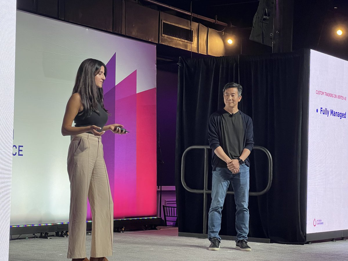 linuxfoundation's tweet image. Nikita Namjoshi and Eric Dong (@googlecloud) talk operationalizing distributed training with @PyTorch at #PyTorchConference 🔥
#PyTorch #AI