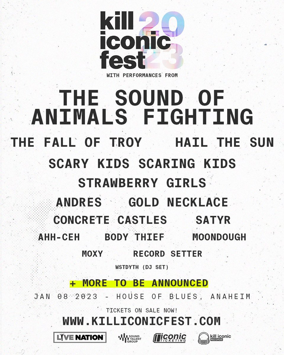Kill Iconic Fest tweet media