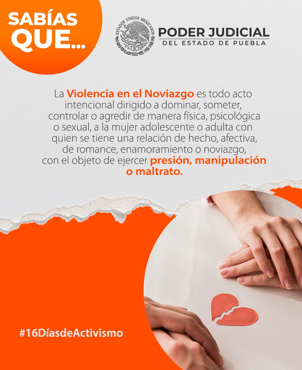 PodJudPue's tweet photo. ¿Sabes qué es la violencia en el noviazgo? En el marco de los #16DíasDeActivismo te lo contamos. https://t.co/0ZQpHYpmx8