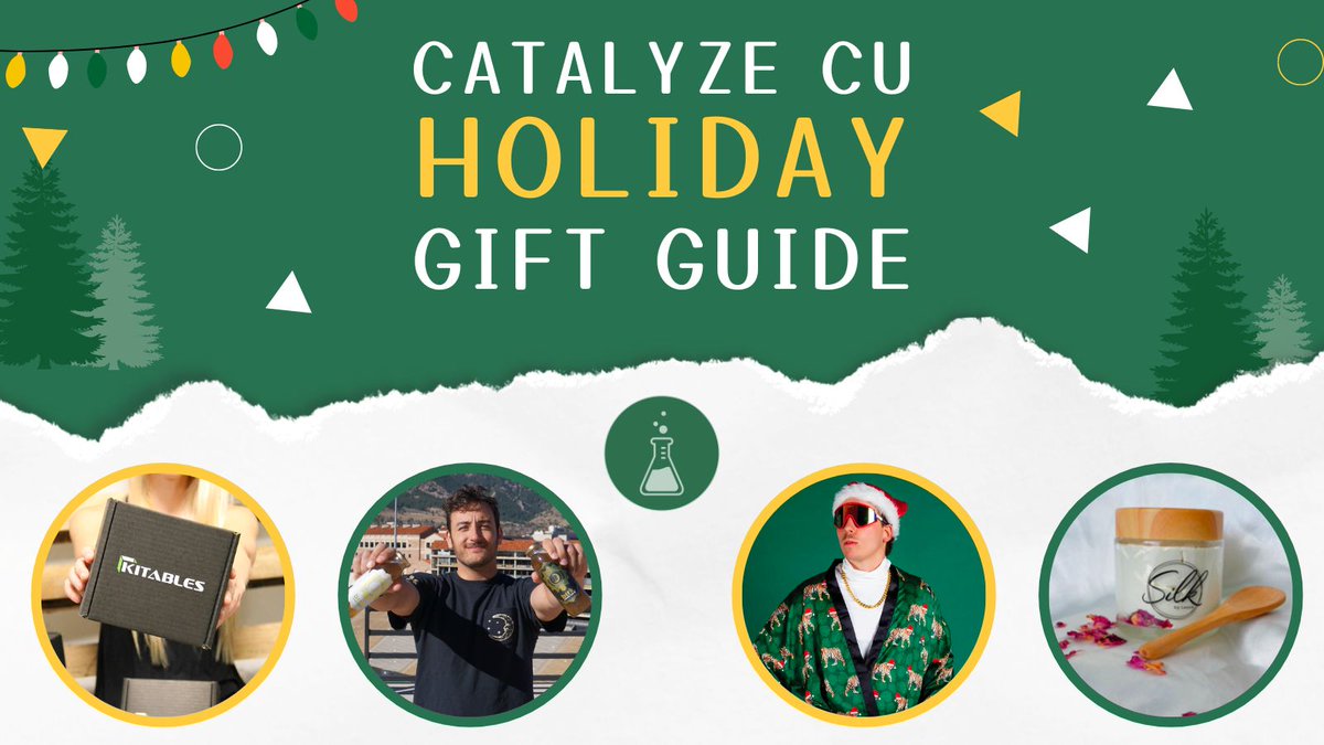CUEngineering's tweet image. Looking for some great stocking stuffers this holiday season? 🎄🎁

Check out our favorite gift ideas from our student/faculty run companies that have gone through our @CUBoulder startup accelerator program, CatalyzeCU!

View the tread 🧵⤵️