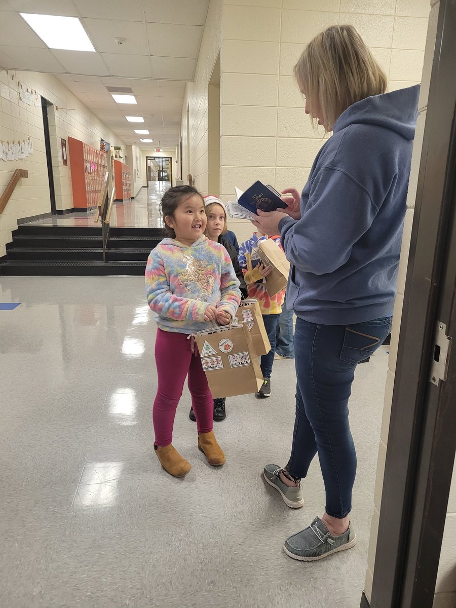 Thank you <a href="/Millingport/">Millingport Elementary</a> Elementary School for sharing your travels today ! Passports are stamped and tickets are ready as we boarded our flight to the next country to investigate how they celebrate the holiday season. <a href="/StanlySchools/">Stanly Co. Schools</a>