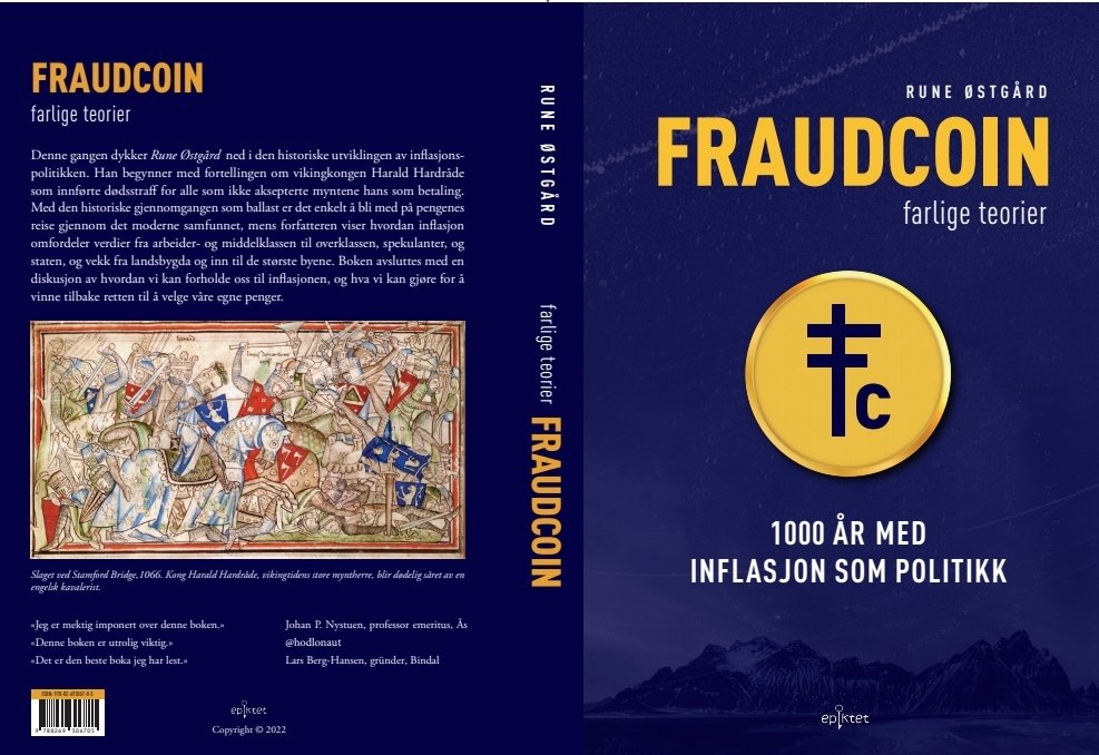 Det er fredag og da passer det godt med give-away!

Jeg trekker ut 3 av de som liker og deler denne oppdateringen, som får et signert eksemplar av Fraudcoinboka hver. 

Ved å gå til #fraudcoinboka finner man mer informasjon, blant annet om hvor den kan kjøpes.

God helg!