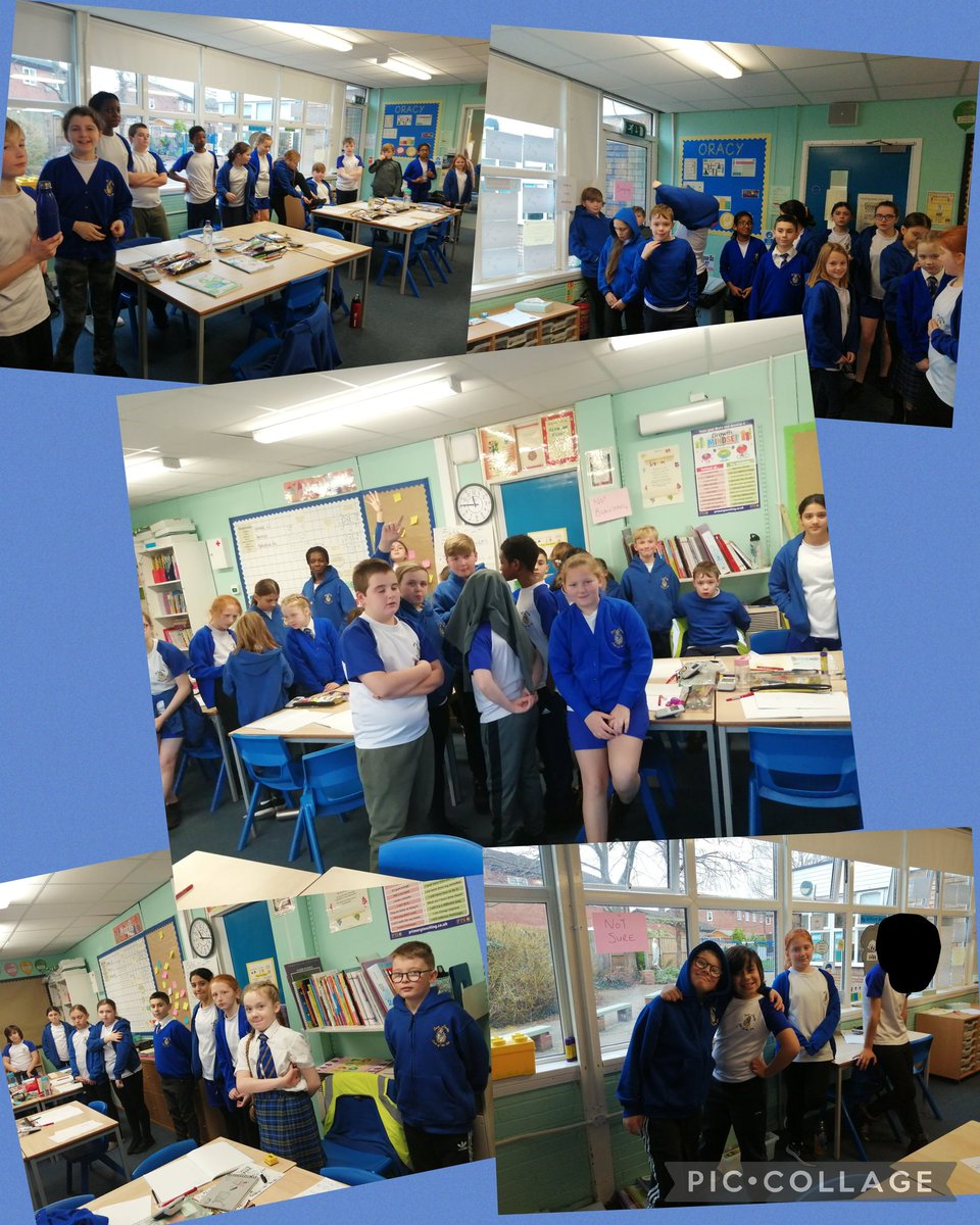 A fun-filled day for 'Feelgood Friday' in Year 6 <a href="/OurLadyStarSea/">Our Lady Star ot Sea</a> <a href="/TeachActive/">Teach Active</a> day - finding equivalent fractions; practising our counter tension and counter balances in PE; debating whether our scenarios in our PHSE lesson were bullying or not. Finished with <a href="/positive_fpn/">Positive Footprints </a> 😊