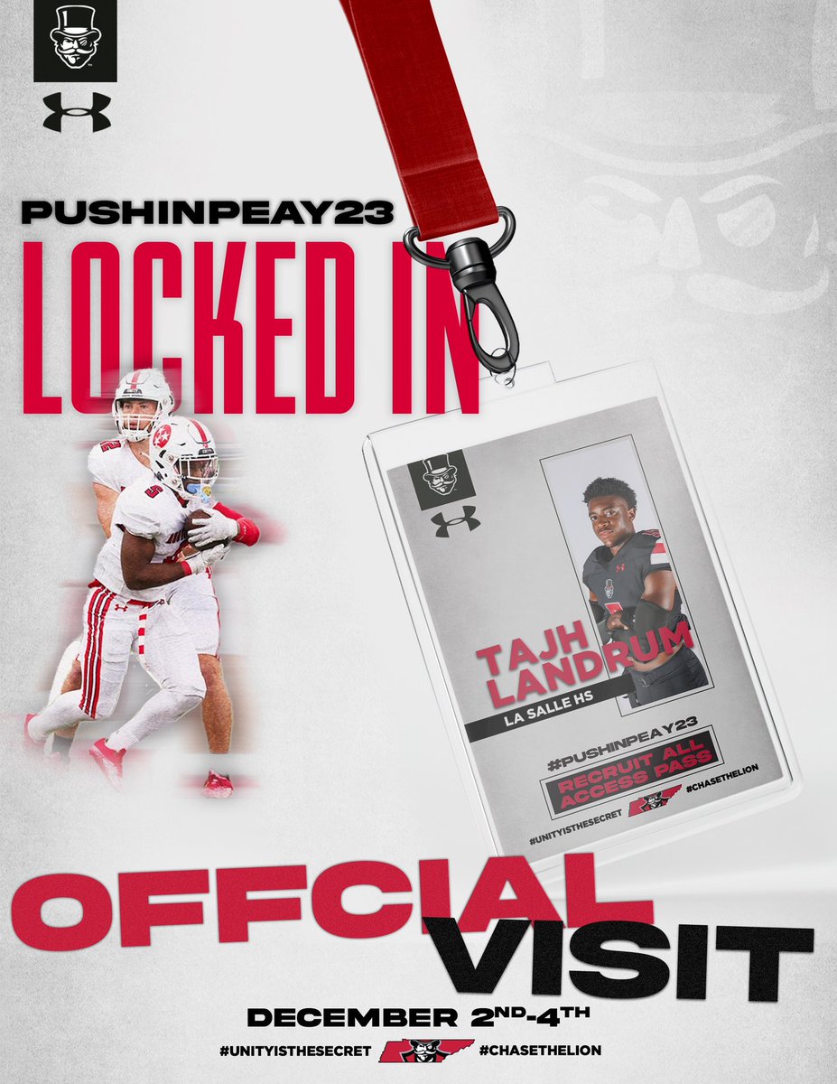 Excited to be at Austin Peay this weekend!🎩<a href="/GovsFB/">Austin Peay Football</a> <a href="/CoachjjClark/">J.J. Clark</a>