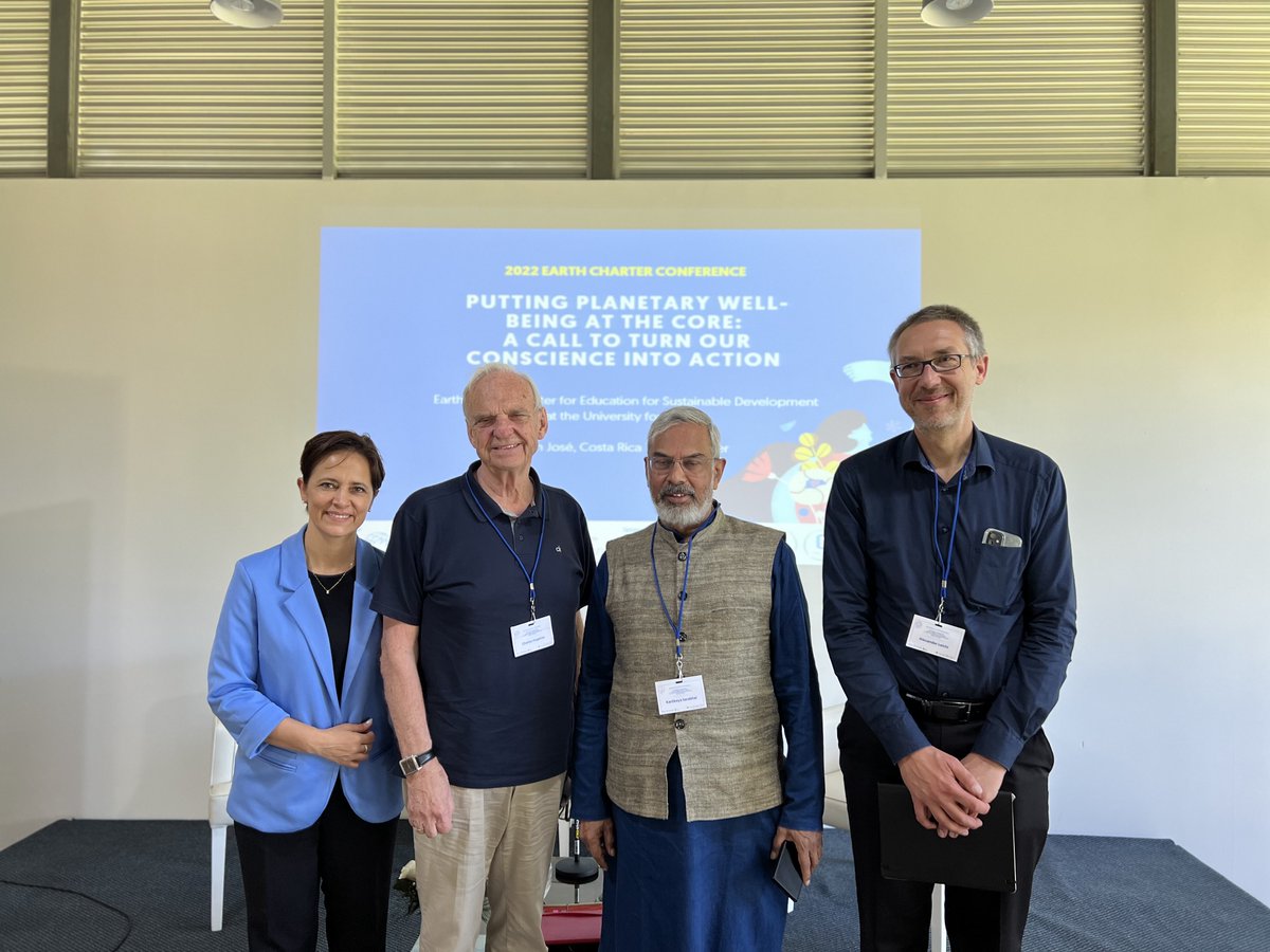 ECILocal's tweet image. Great panel this morning with plenty of thought-provoking questions from the audience. Speakers from all over the world spoke on the quest for planetary well-being and its implications for education.

#EarthCharter #EarthCharterLocal #sustainableadership #SustainableEducation