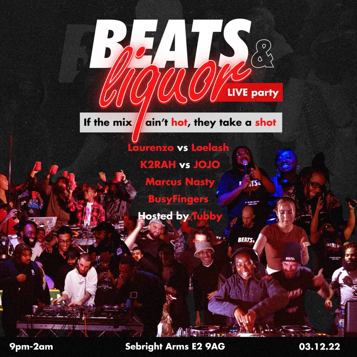 It's going down tomorrow night! 

Grab your ticket tinyurl.com/3xu8nbpz

#TikTok #music #gameshow #DJs #hackney #hiphop #grime #party #beatmaker #dance #event #london #battle