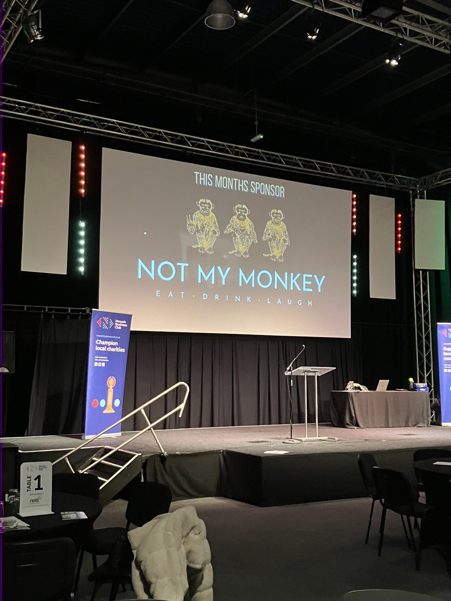 Early start this morning <a href="/newarkbc/">Newark Business Club</a> but worthwhile to hear all about #notmymonkeynewark from the main men and of course sample some sweet treats!😍