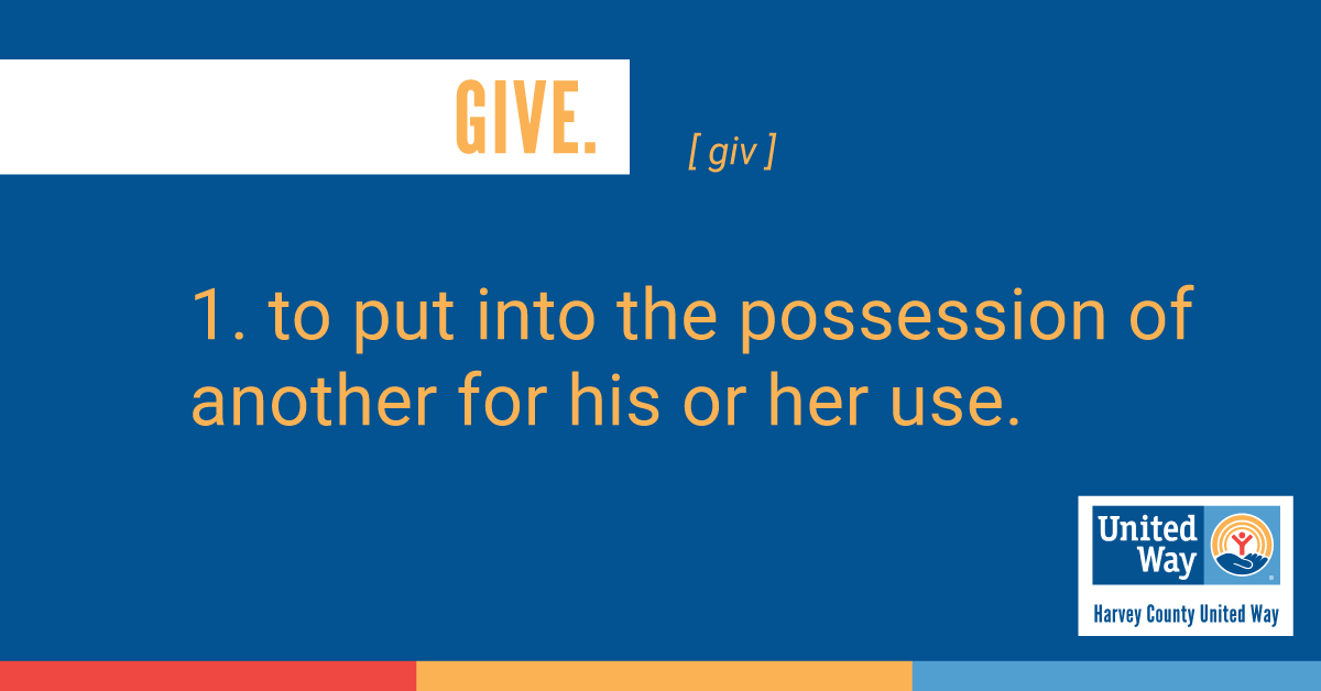Giving is something one does everyday. Often, when you think of giving, you think of physically handing someone a physical item. But you give more than that every day. You give your time, your attention, your effort, your presence. It is through giving that you gain success.