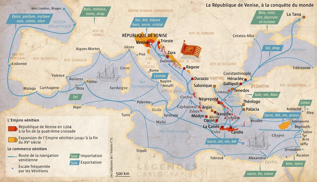 Венецианская республика карта