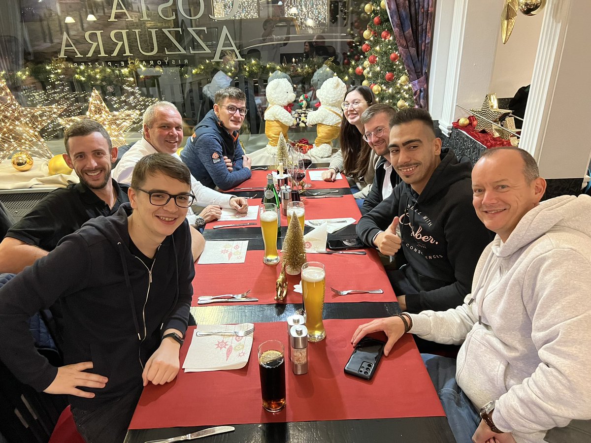 Dinner with the <a href="/ArnageComp/">Arnage Competition</a> group😍