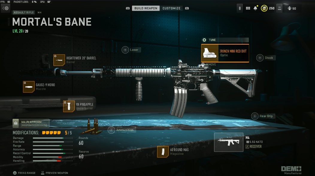 Rallied's tweet photo. Best Agro M4A1 Class in Warzone 2

Fastest ADS with low recoil, 60 rd mag, and great range

M4A1 Loadout/Tuning
(More tunings below) https://t.co/6vzk1zkmiL