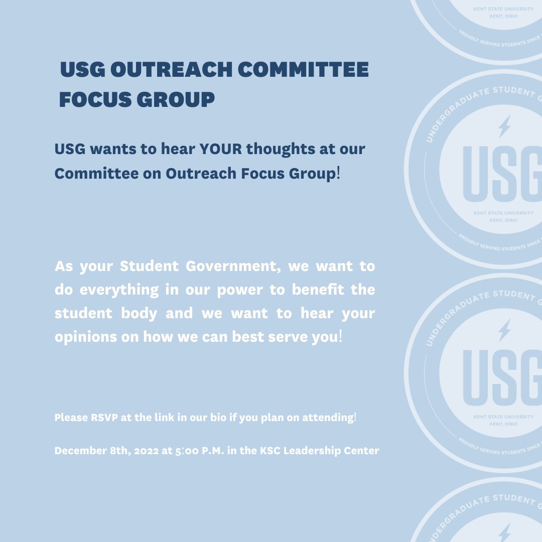 Kent State USG tweet media