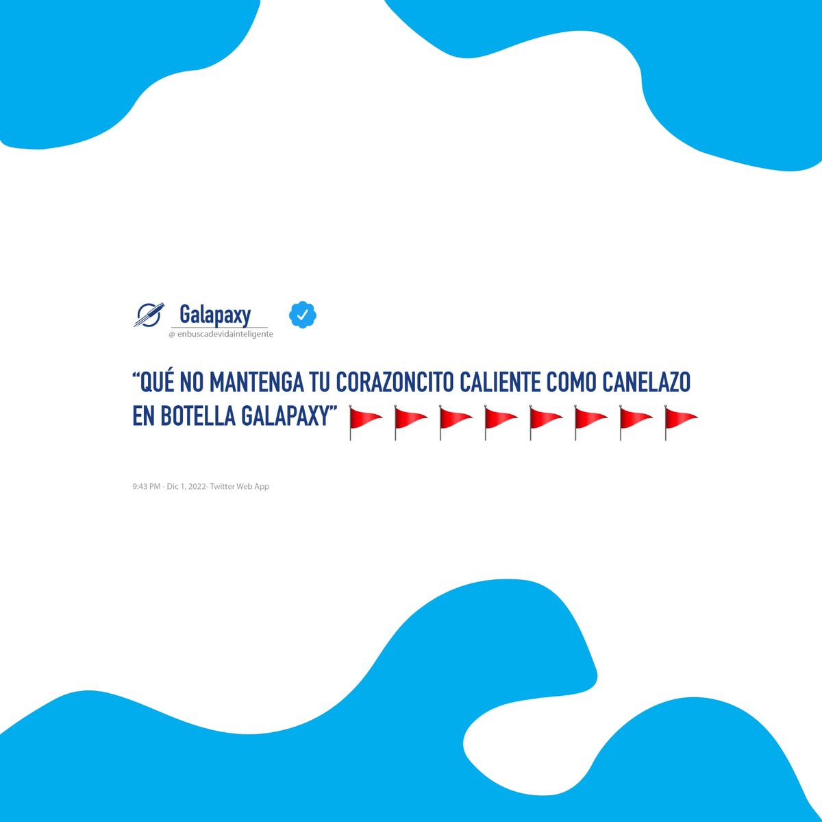 galapaxy_ec's tweet image. Nuestras botellas Galapaxy mantienen tus bebidas calientes 12 horas. 😉

En estás fiestas 🥳 recuerda cuidar a Quito y a nuestro planeta del plástico de un solo uso. 🌍

#Mision593EC
#forclimate
