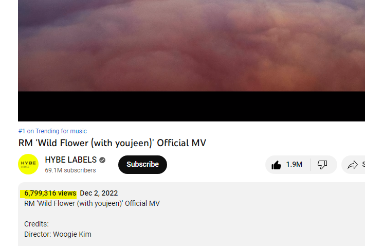 Wild flower hourly mv update 

current views: 6,799,316 views (+551,850)
views needed to 7M: +200K
views needed to 10M: +3.2M

don't neglect youtube. its super important. keep streaming and share the mv with new people. 
(youtu.be/u18be_kRmC0)
