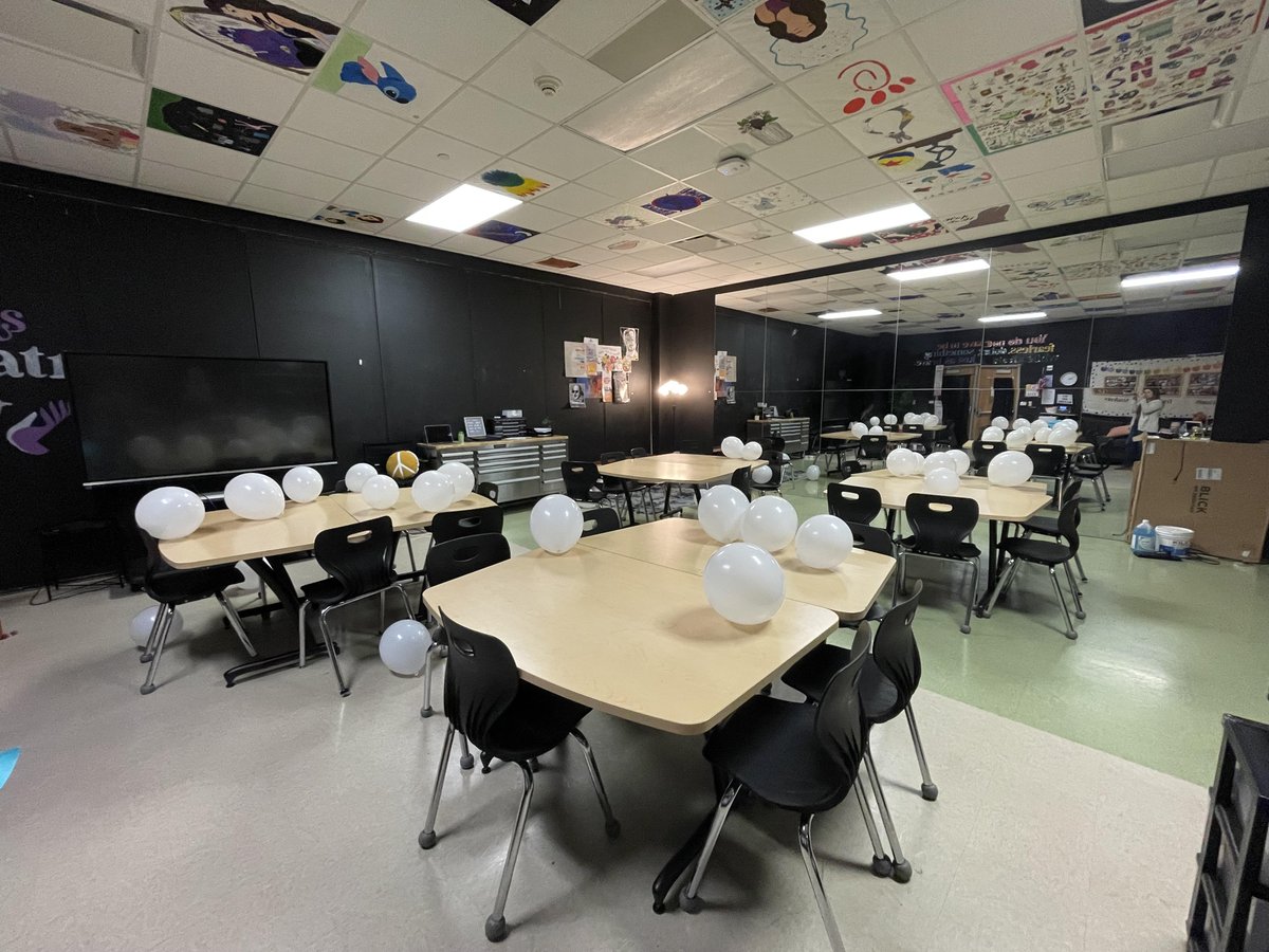Walked in to a surprise this morning. Can't wait to get the next person on Monday! 
#TMSSnowballFight @TimberviewMS