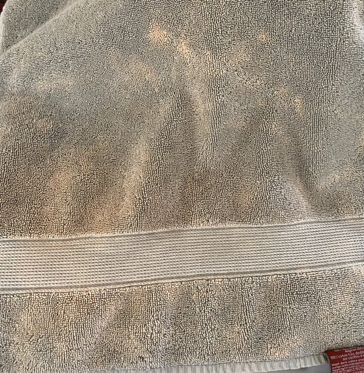 If all the towels end up looking like this anyway, why do women insist on buying anything but white?