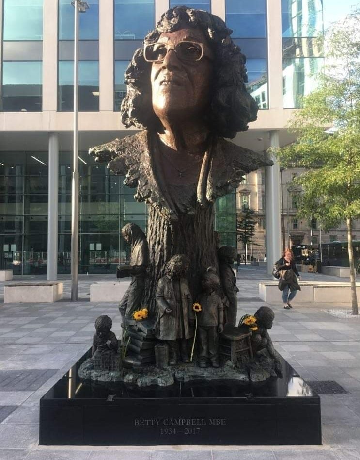 🏆 Cardiff’s #BettyCampbell monument has won an award thanks to your votes! Mrs Campbell became Wales’ first Black headteacher &amp; was honoured with a permanent monument in Cardiff last year. It's now won the PSSA Excellence in Public Sculpture Marsh Award! orlo.uk/wNvJB