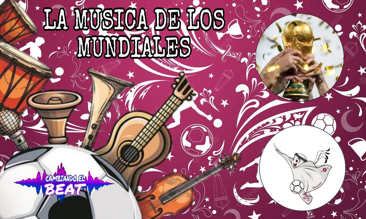 CambiandoelBEAT's tweet photo. Ya está disponible nuestro episodio especial La musica de los Mundiales en #youtube &amp; #spotify 

https://t.co/CI57QaDPvu

https://t.co/2luRwgS1nD

#CambiandoElBeat #podcast #musica #beat #mundial #qatar2022 #fifaworldcup #FIFAWorldCupQatar2022 #Soccervs #qatar #QatarWorldCup2022 https://t.co/O39sQ7ncot