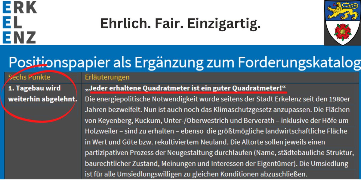 Heute hat <a href="/BezRegKoeln/">Bezirksregierung Köln</a> den Erkelenzer Bürgermeister <a href="/StephanMuckel/">Stephan Muckel</a> dazu aufgefordert, die Räumung von #Luetzerath zu beantragen. Die Stadt Erkelenz bekundet in ihrem Positionspapier, sie sei gegen den Tagebau. Eine gute Gelegenheit zu zeigen, wie ernst sie das meint! #LütziBleibt