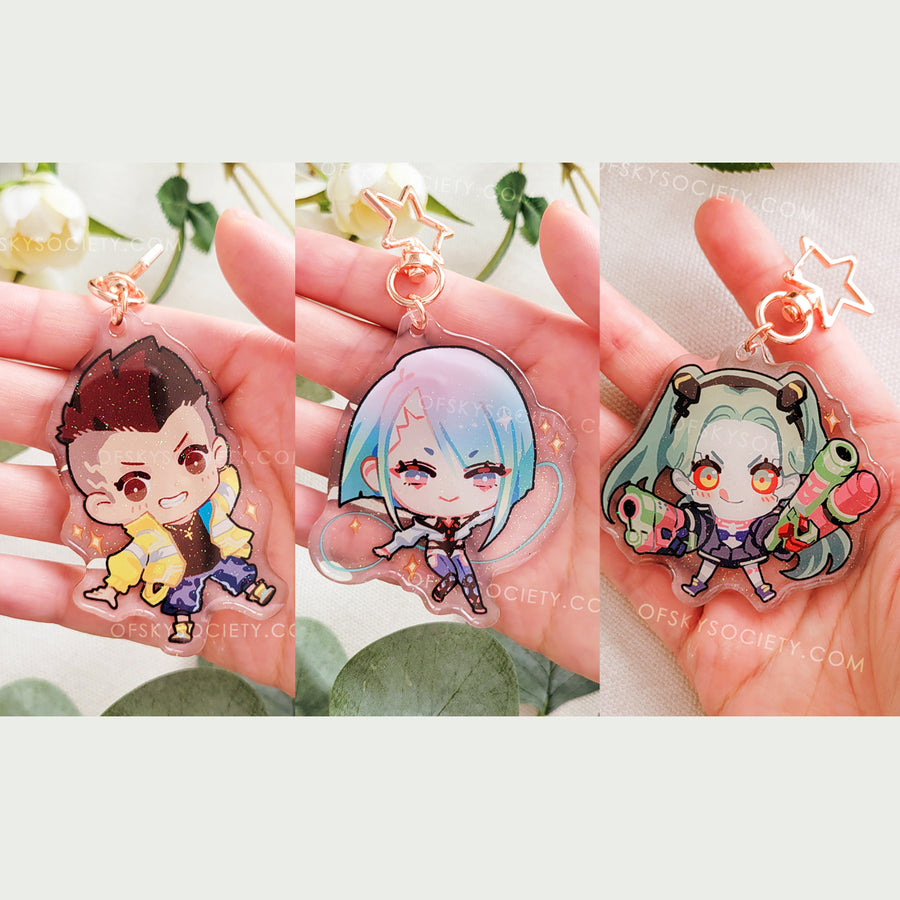 ルーシー(エッジランナーズ) ,レベッカ(エッジランナーズ) 「Our Black Friday Sale is now live! Get 2」|ofSkySociety 🌸 Genshin Impactのイラスト