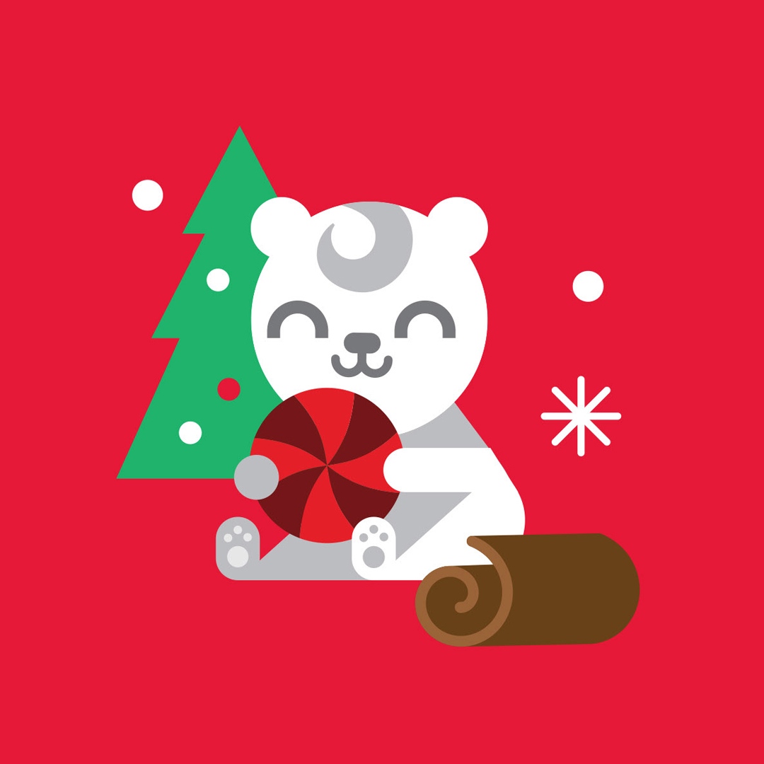 Hanging onto this season like...❤️

Some old concept work for <a href="/target/">Target</a> Market Pantry. Sadly I don't think he made the cut but he's friggin cute.

#holiday #polarbear