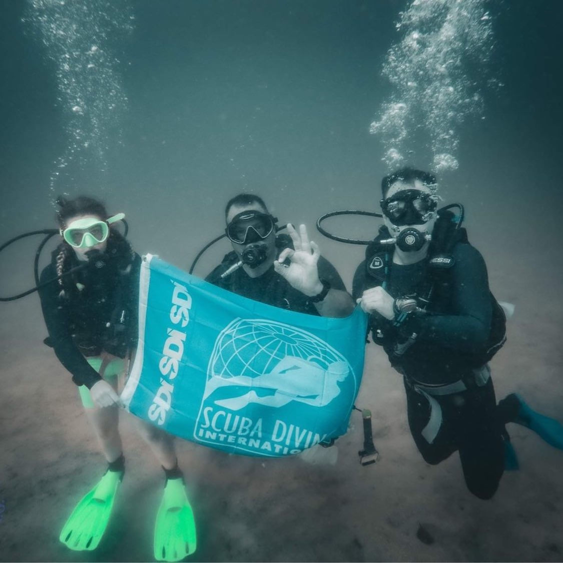 SDIdivers's tweet photo. It's Flag Friday! Get out there and dive this weekend! 🤿 Congrats to Cheyanne on completing her Open Water Certification with @divedojo.

📷: @divedojo

#sdidivers #scubadiving #diveflagfriday #openwaterdiving #scubacertification https://t.co/btPDCVawwr