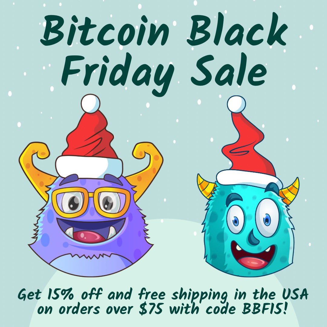 PlaySHAmory's tweet photo. Kick away the Thanksgiving hangover by giving the gift of fun #Bitcoin education this holiday season. 

Take advantage of our #BlackFriday sale today! Use code BBF15 at checkout for 15% off and FREE SHIPPING in the USA on orders over $75.  

👇🏼🎁
https://t.co/ZXu2xwL5ln https://t.co/kBEPwPnJV8