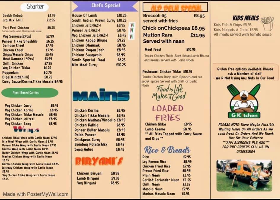 A reminder that the Indian takeaway will be in the hall car park this evening. 

5-8pm. (Last orders 7:25pm)

All orders are cooked from fresh, to avoid waiting orders can be placed in advance by calling 07588 518104

Orders can still be placed on arrival.