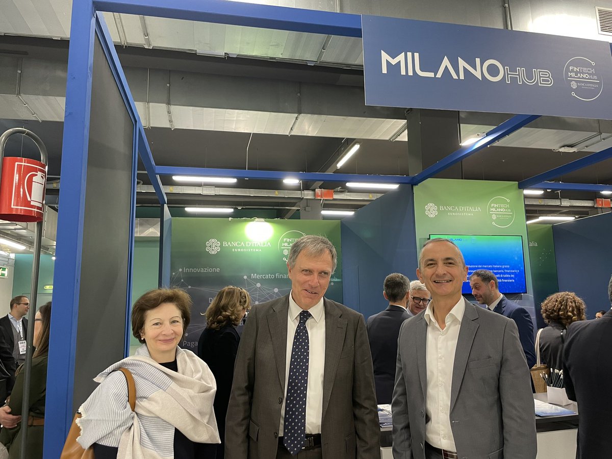 Thanks to Banca d’Italia for inviting today Le Lab at the inauguration of the Fintech Milano Hub. 
Happy to visit the booth at the salone di pagamenti !

Central banks are committed to  innovation