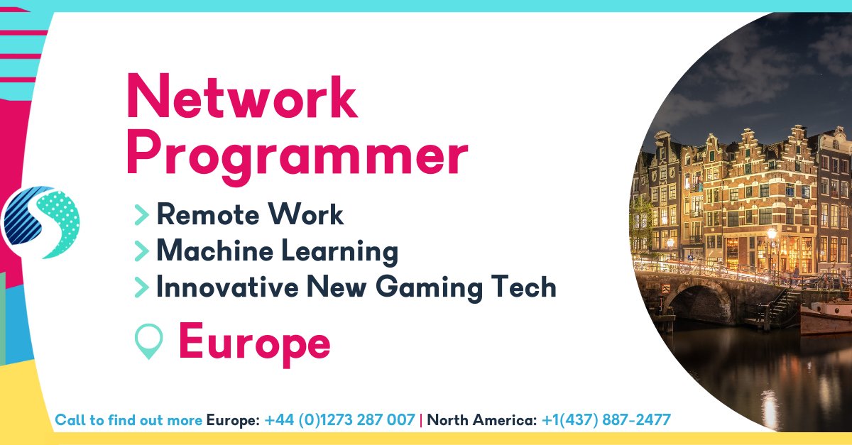 SkillsearchJobs's tweet image. Skillsearch is helping a collaborative company recruit a dedicated and experienced #NetworkProgrammer to join their inclusive and friendly team. Head to our website today to read the details...
#Gamesjobs skillsearch.com/vacancy/networ…