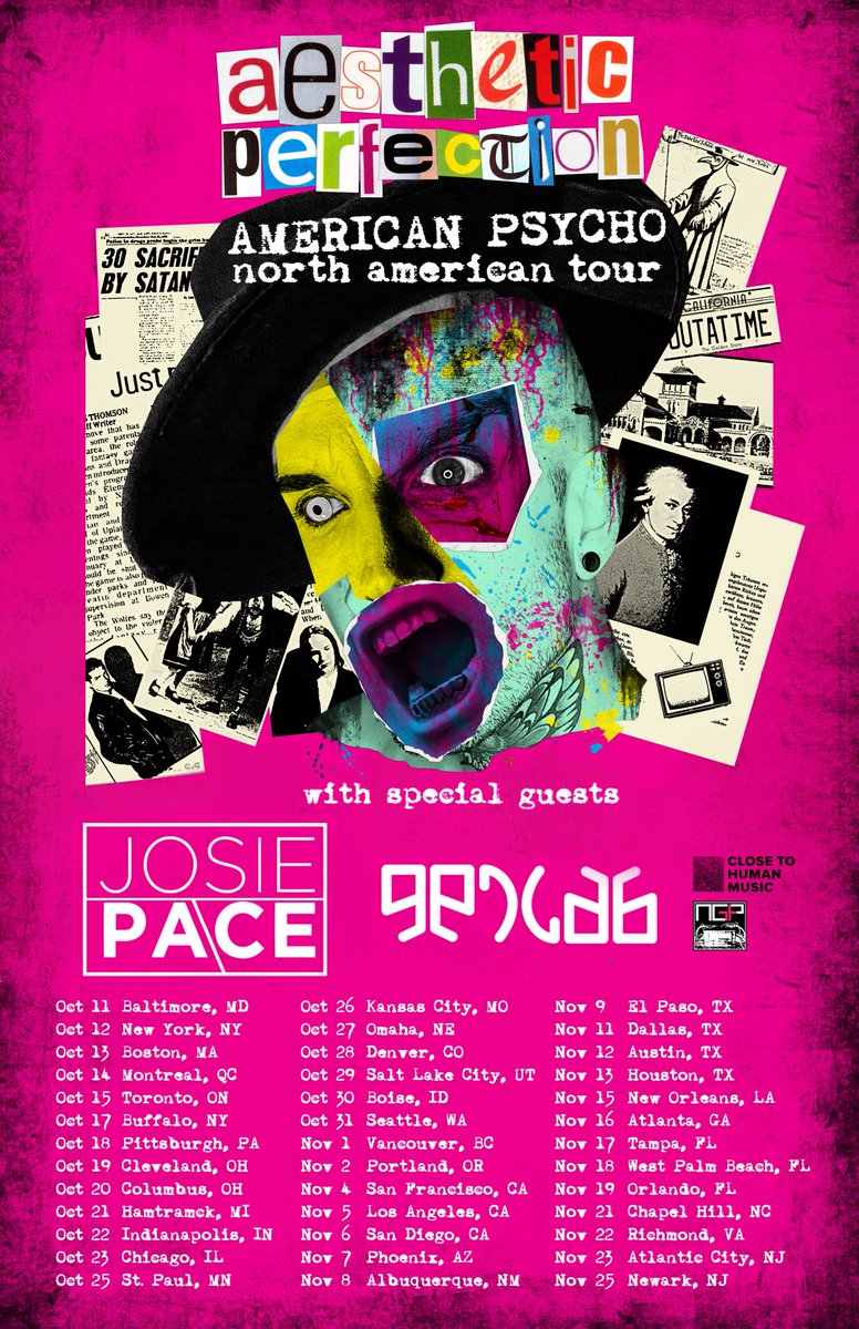MetalTitans's tweet photo. .@daniel_graves ( #AestheticPerfection )
#AMERICANPSYCHONORTHAMERICANTOUR
With: #JosiePace / #Gencab
Today: NOV 25 QXT's - Newark, NJ https://t.co/k8Wta6stF2