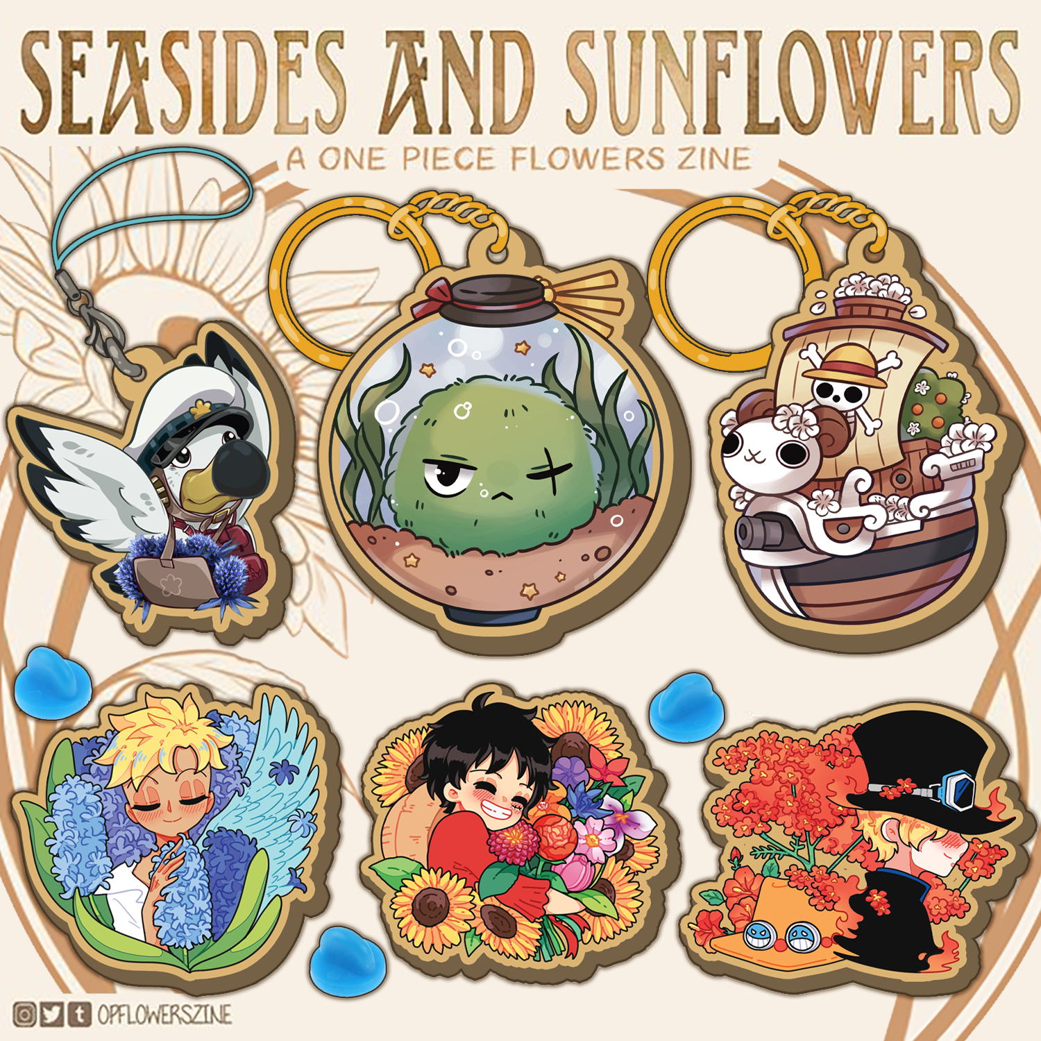 Seasides and Sunflowers - A One Piece Flowers Zine (@OPFlowersZine