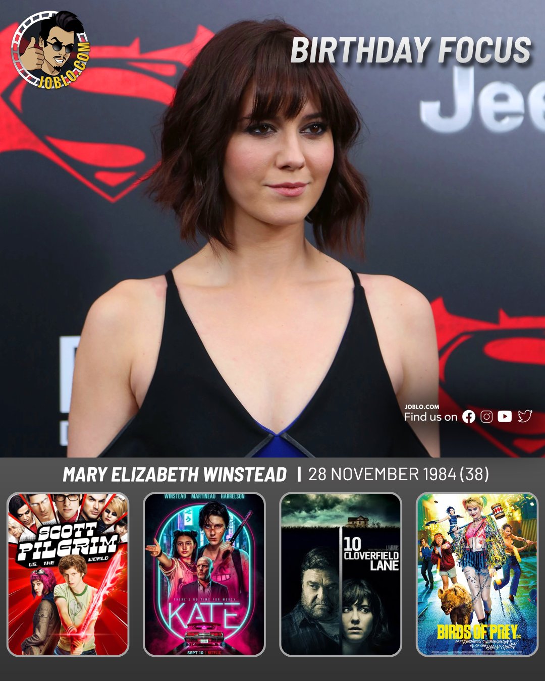 Happy birthday Mary Elizabeth Winstead!  