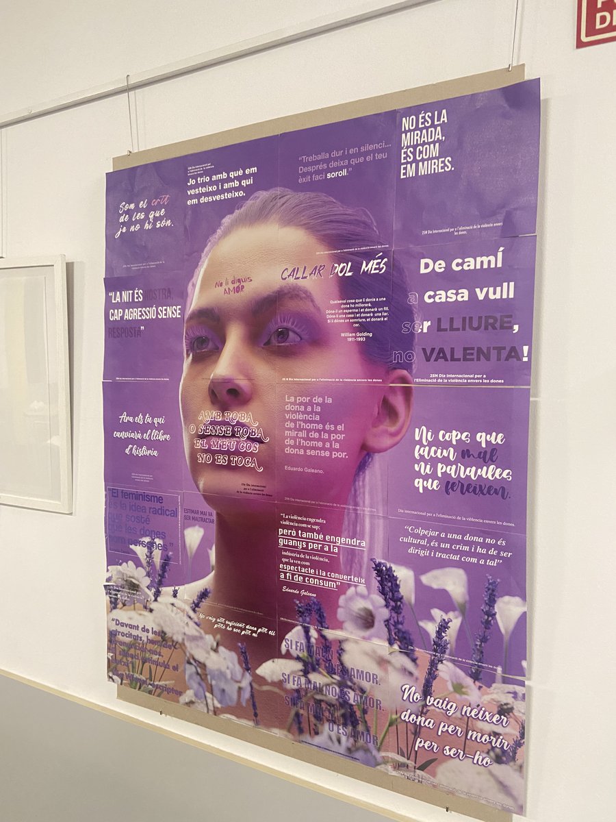 ifp_alguero's tweet photo. Amb motiu del Dia Internacional per a l'Eliminació de la Violència envers les Dones realitzem diverses activitats amb l'alumnat i mostrem el nostre rebuig vers la violència que colpeja dones, infants i adolescents. #LesEscolesLliuresDeViolències #25n #fp #ProgramaCoeducat  @xtec https://t.co/QS0vS04yiK