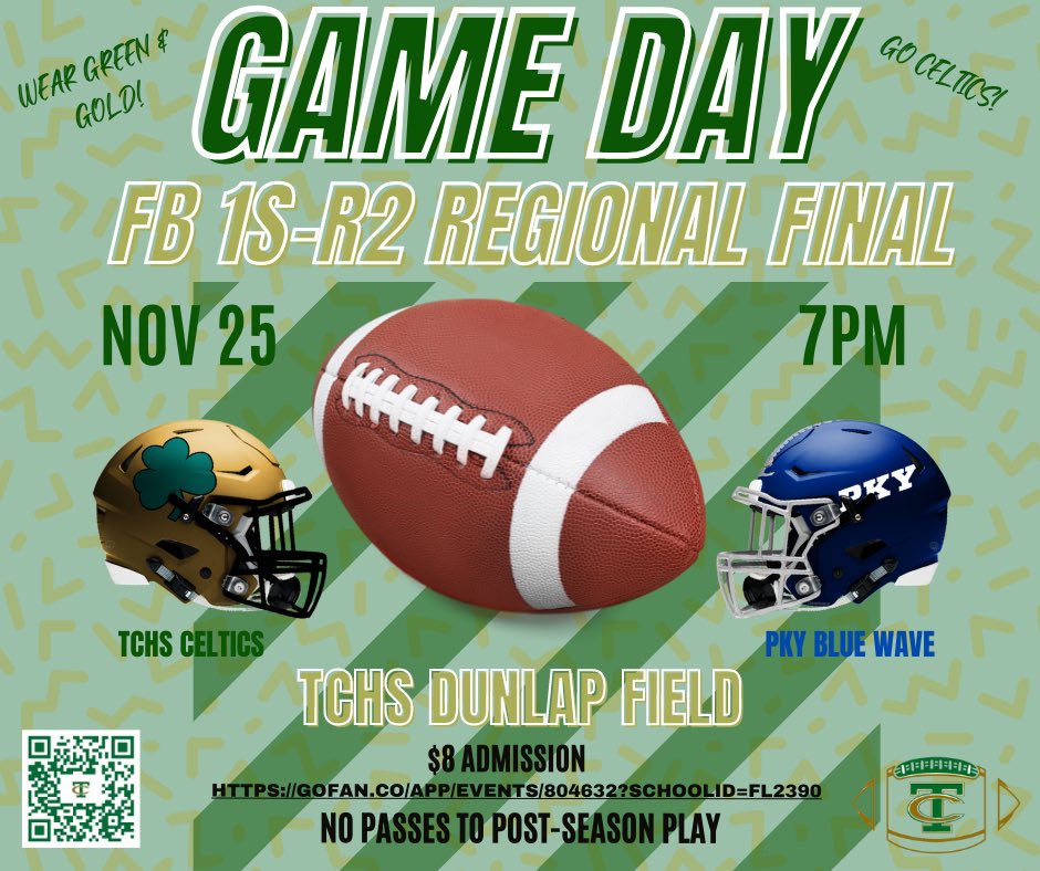 Friday means Game Day!!!
Go Celtics!  💚☘️🏈<a href="/TCCelticsFB/">Trinity Catholic Celtics Football</a> <a href="/FlaHSFootball/">FloridaHSFootball.com</a> <a href="/OcalaPreps/">Ocala Preps</a> <a href="/OcalaStarBanner/">Ocala StarBanner</a> <a href="/OcalaGazette/">OcalaGazette</a>