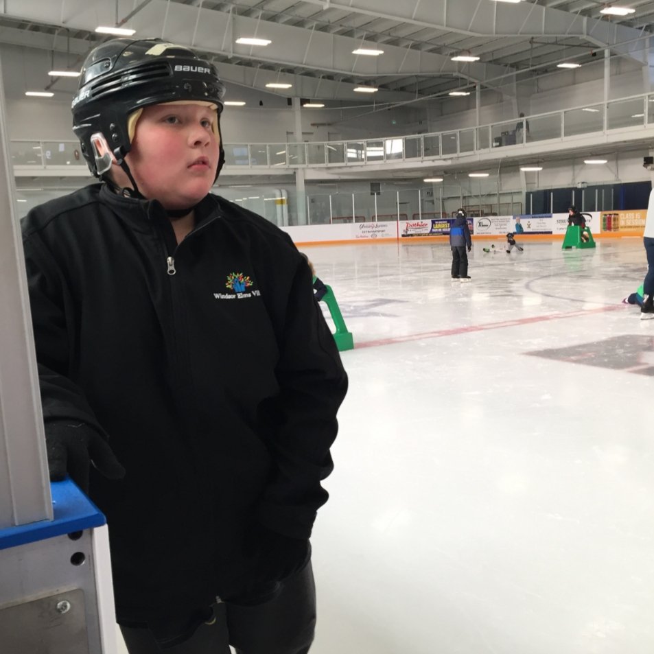 The first day of our school skating program was a success! ⛸💚💛 <a href="/AVRCE_NS/">Annapolis Valley Regional Centre for Education</a> <a href="/RegMunWWH/">West Hants Regional Municipality</a>