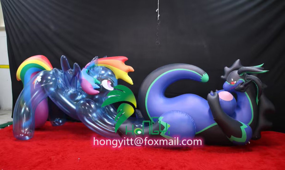 abby_qian's tweet photo. The inflatable rainbow dash 🌈 pony and the dragon inflatable
Both are the hot sale inflatables 🥰
#squeakysaturday #squeaky #inflatabe #hongyi @Hongyitoy #MLP #pony #customhorse #dragon
More details, pls email: hongyitt@foxmail.com https://t.co/OT3lpotqfI