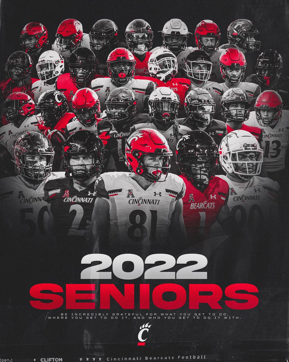 Thank you, seniors. ❤️ #Bearcats