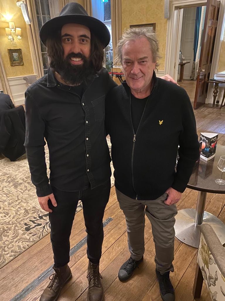 Great to catch up with my good friend and amazing keyboard player yesterday at Cricket St. Thomas, Somerset - The one and only, Greg Agar. 👏🏻