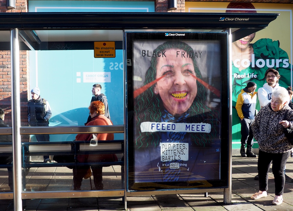 Feeeeed meeee! #BlackFriday ads in Bristol 🛸